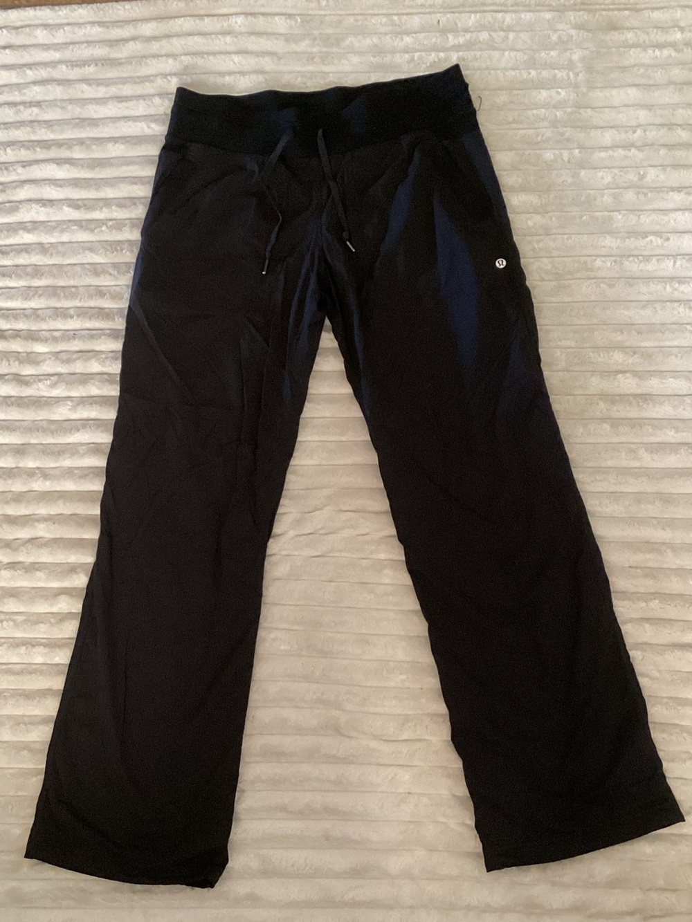 lululemon athletica Dance Studio Black Wide-Leg Drawstring Pants